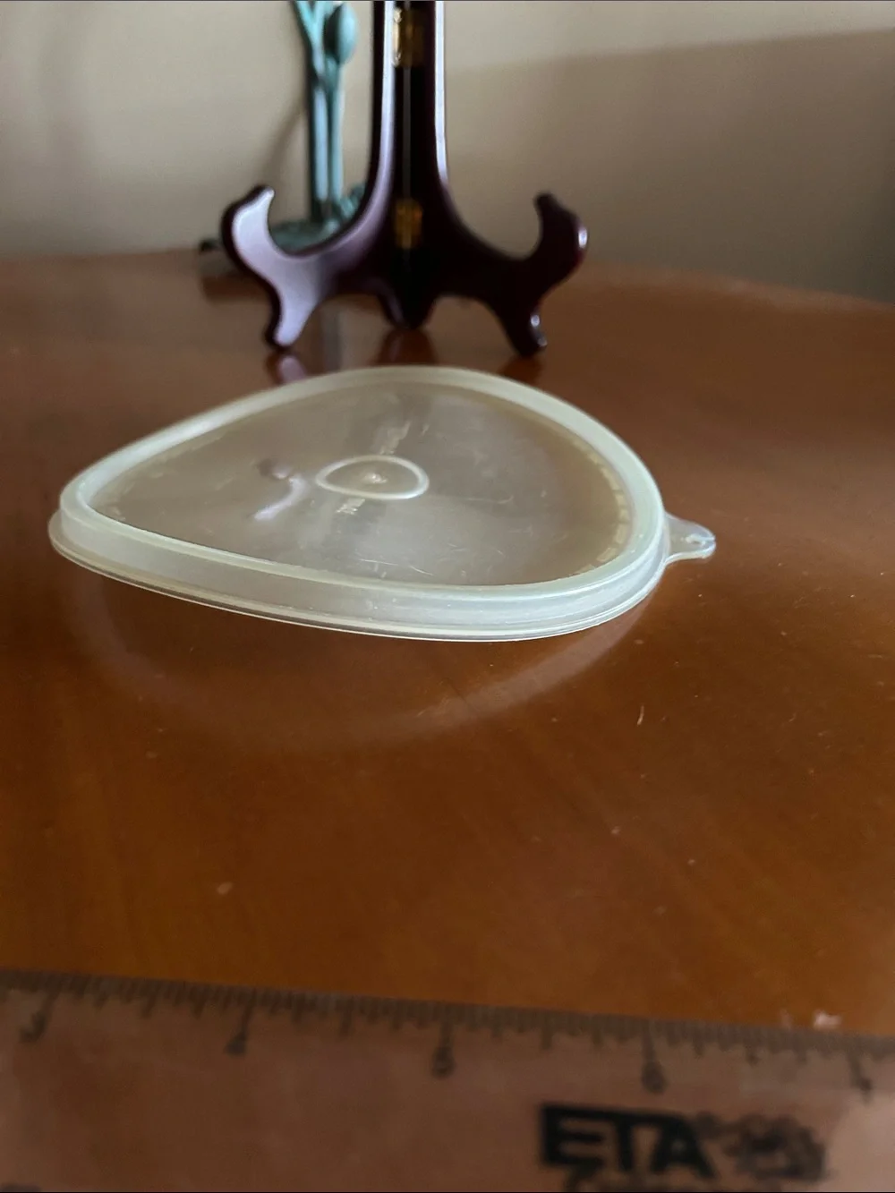 Vintage Tupperware Translucent Round Plastic Lid